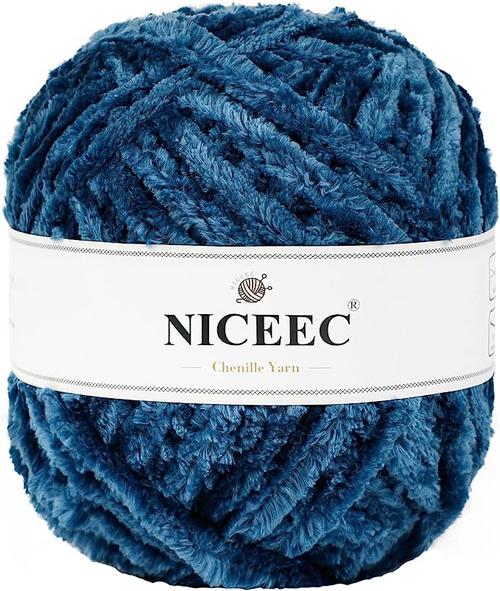 niceec 300 克柔软雪尼尔纱线毛毯纱线天鹅绒纱线用于编织花式纱线